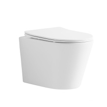Modern china bathroom wall hung ceramic toilet bowl seats wc luxury